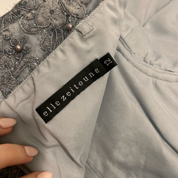 Blk Sheep Lace Overlay Lavender Dress - Picture 3 of 5